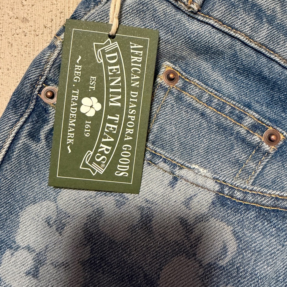 Denim Tears Blue Jean Shorts for Men